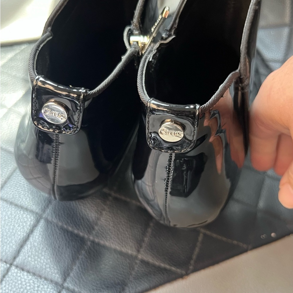 Circus by Sam Edelman Shiny Black Ankle Booties - Picture 6 of 13